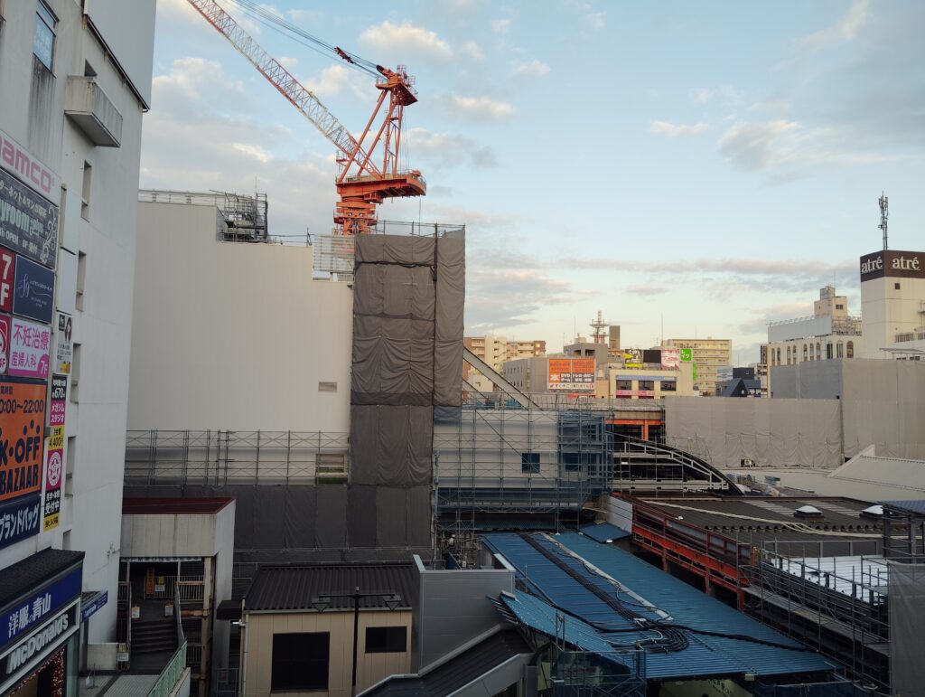 松戸駅ビル改良工事　2025年12月20日