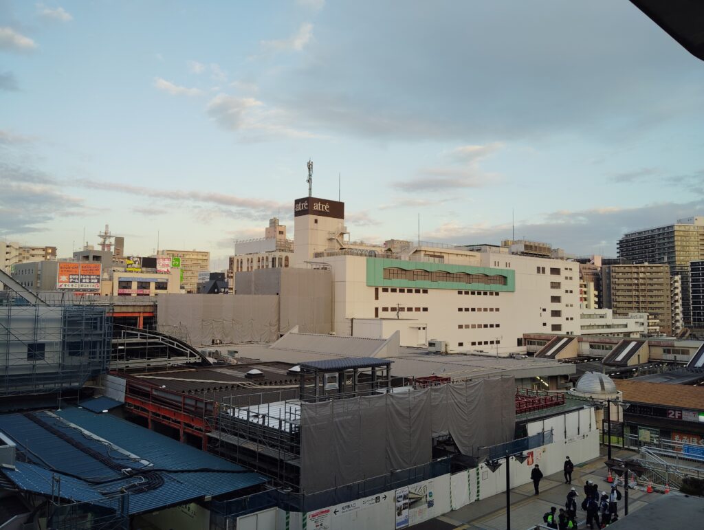 松戸駅ビル改良工事　2025年12月20日