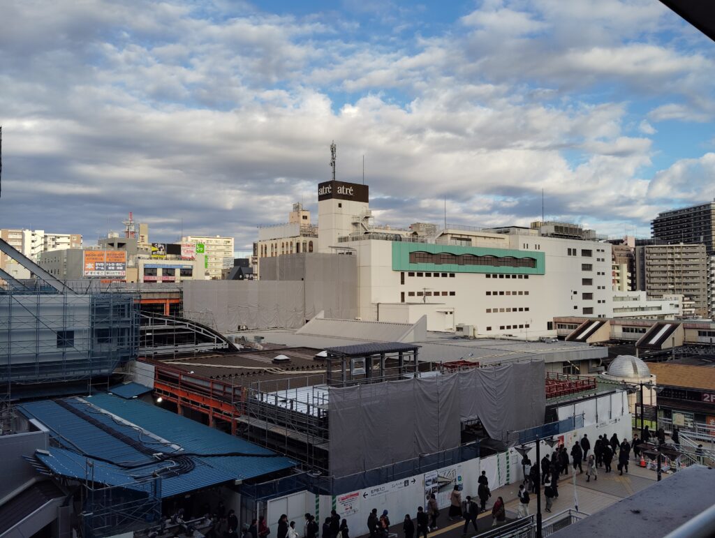 松戸駅ビル改良工事　2025年12月22日