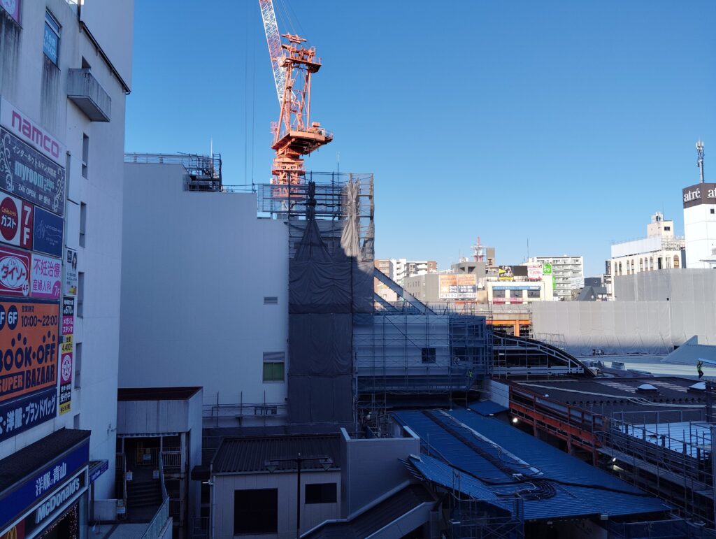松戸駅ビル改良工事　2025年12月23日
