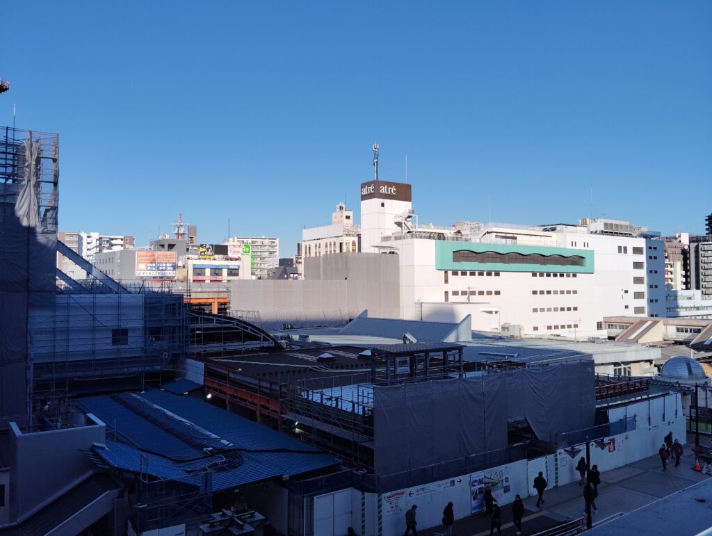 松戸駅ビル改良工事　2025年12月23日