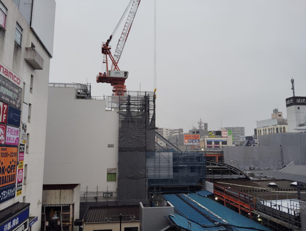 松戸駅ビル改良工事　2025年12月24日