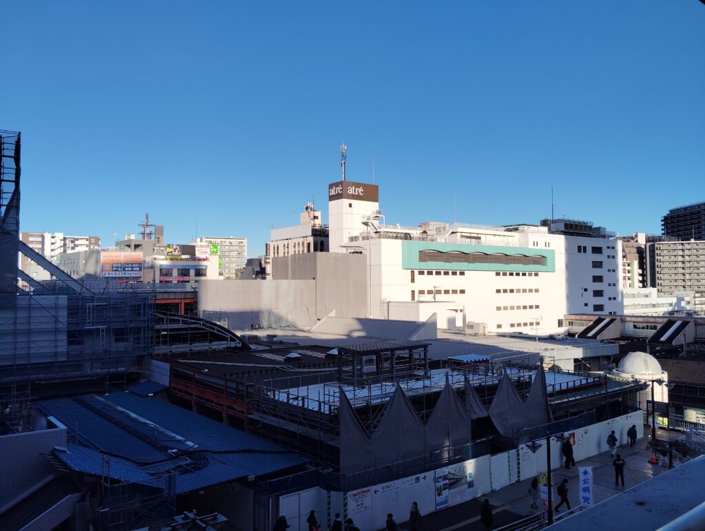 松戸駅ビル改良工事　2025年12月26日