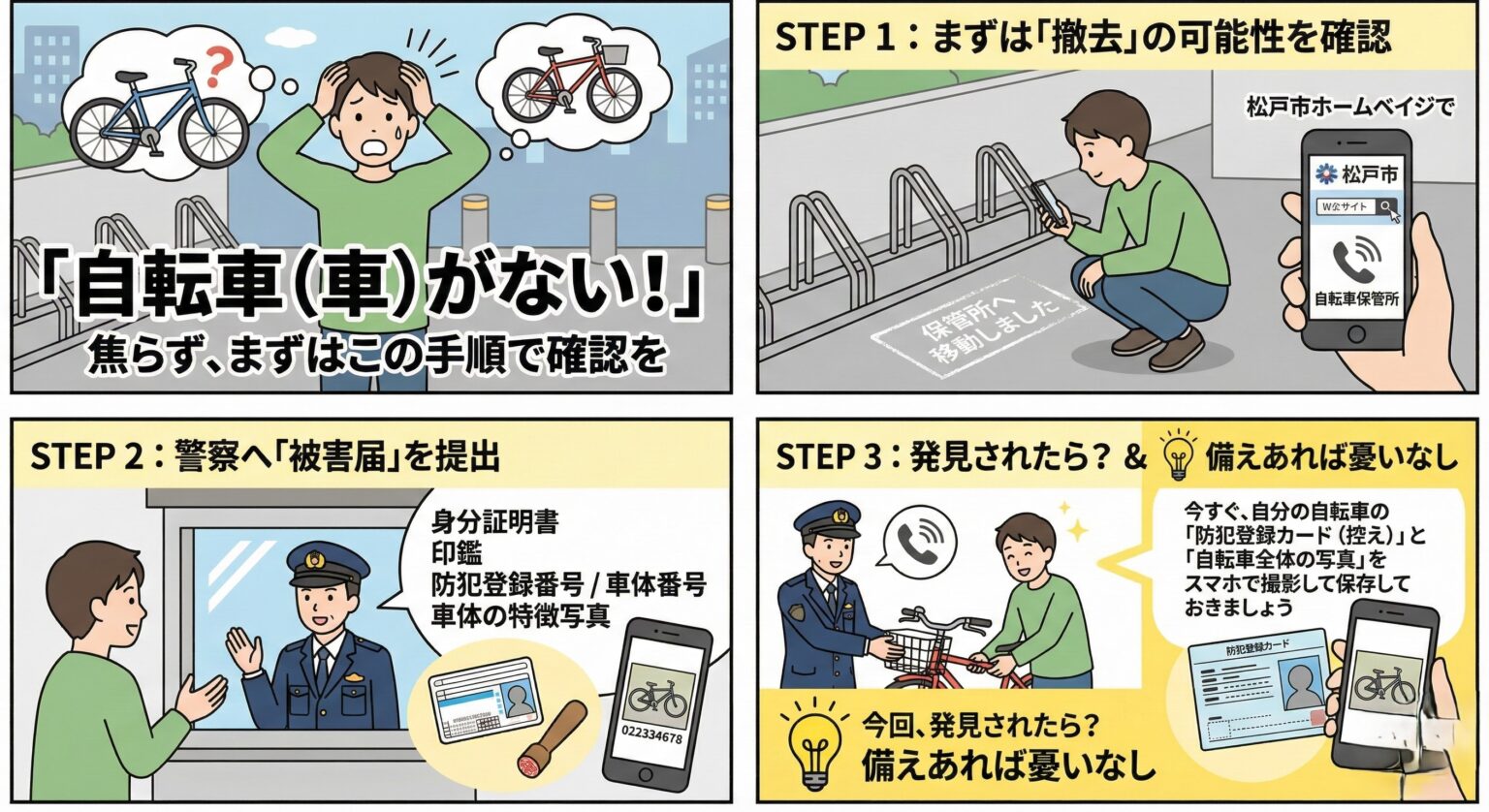 【コラム】盗難被害に遭ってしまったら？初動対応マニュアル