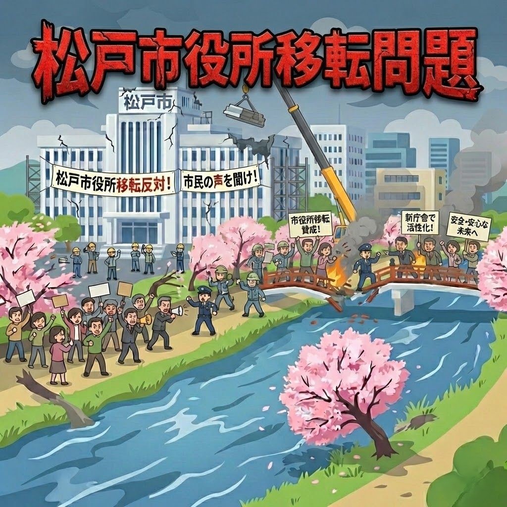 松戸市役所移転問題