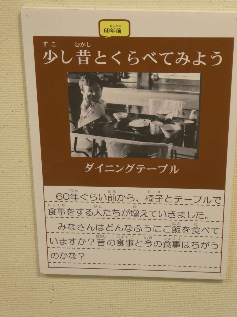 博学連携展示「松戸探検 100年前からのくらしのうつりかわり」