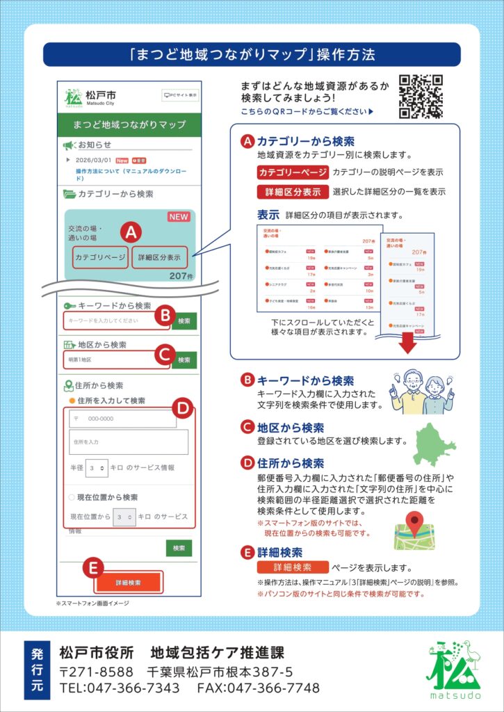 まつど地域つながりマップ