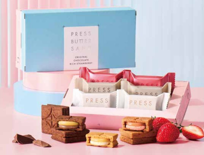 「PRESS　BUTTER　SAND」（プレスバターサンド）