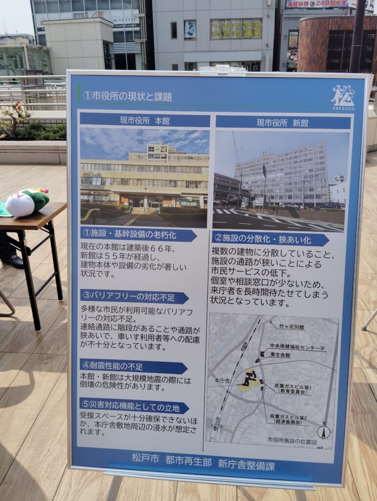 現市役所の建て替えに関するオープンハウス取材レポート