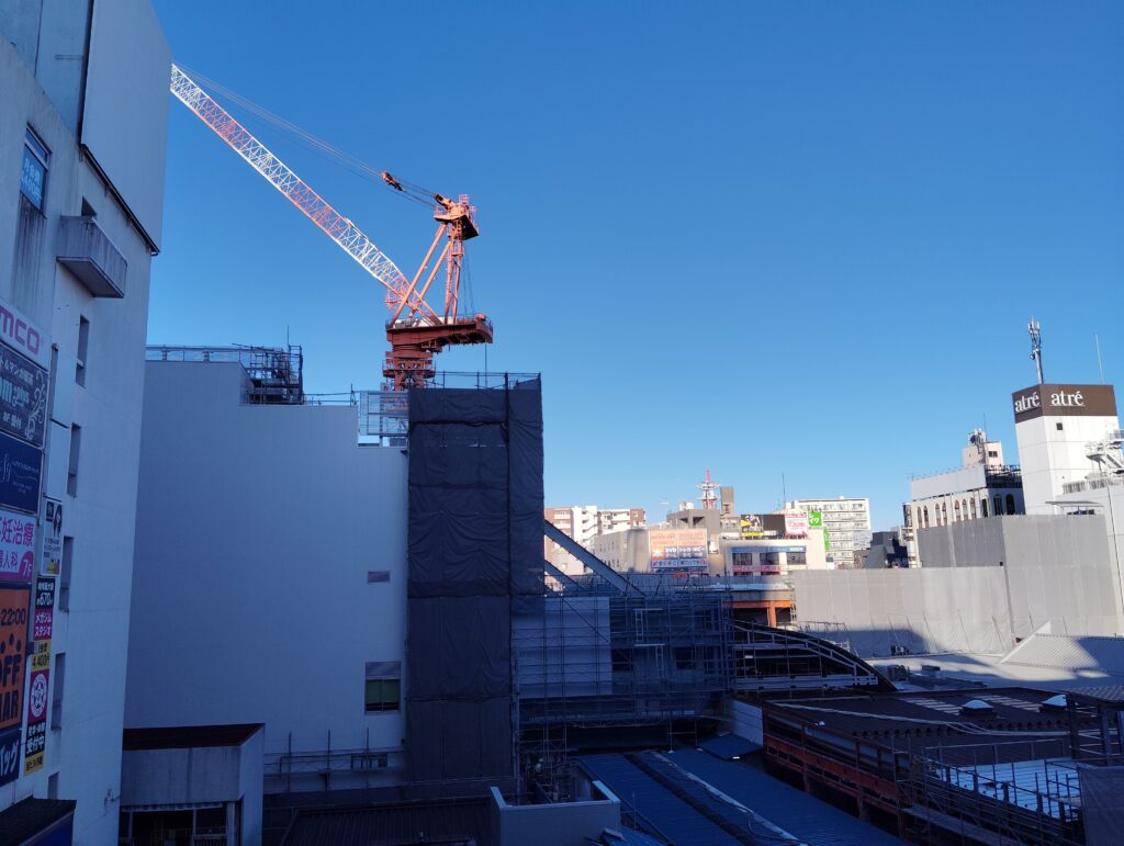 松戸駅ビル改良工事　2026年1月6日
