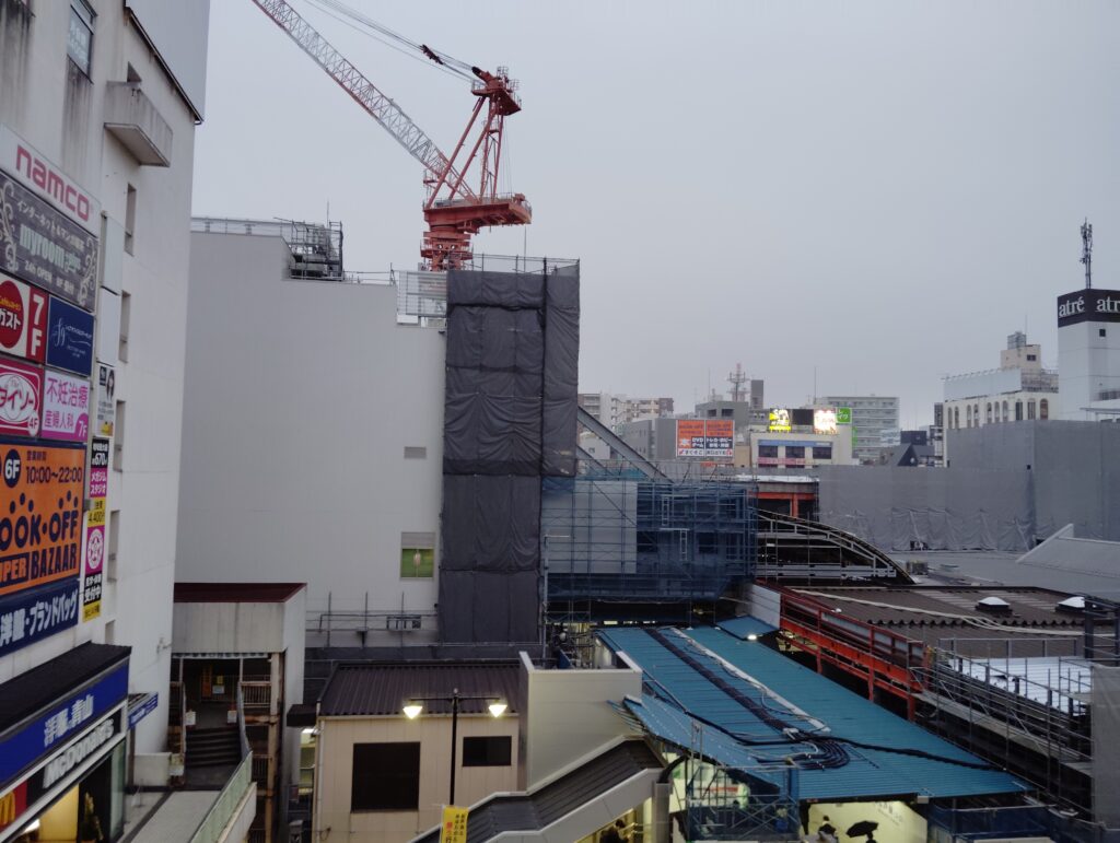 松戸駅ビル改良工事　2026年1月7日