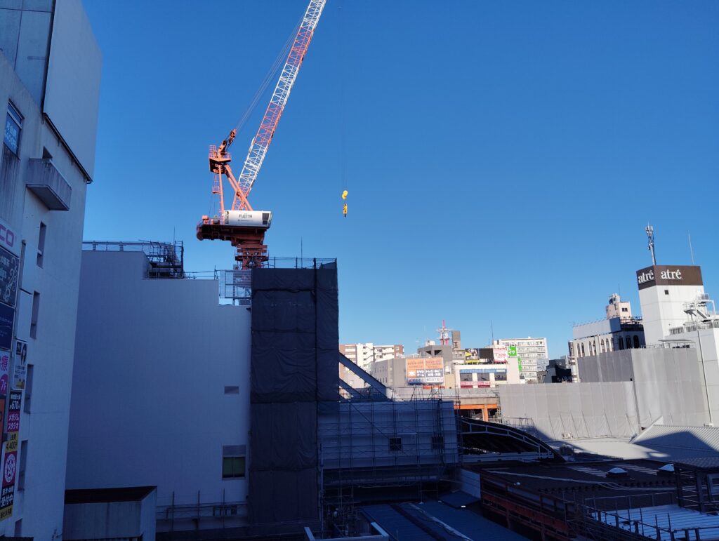 松戸駅ビル改良工事　2026年1月22日