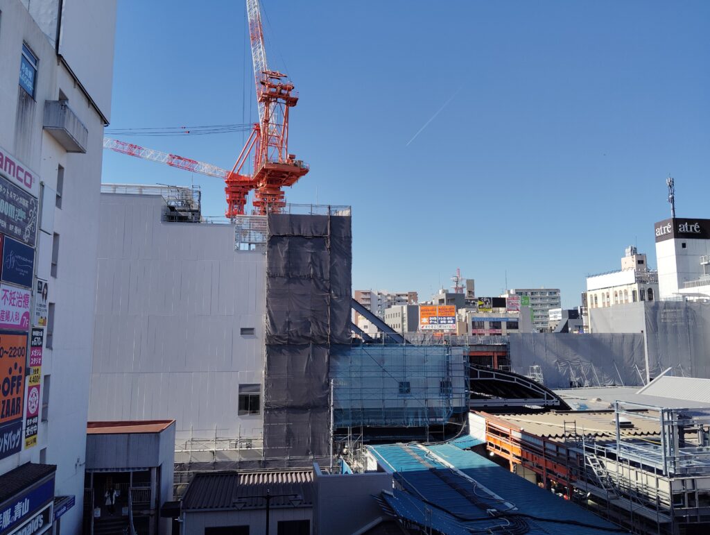 松戸駅ビル改良工事　2026年2月4日