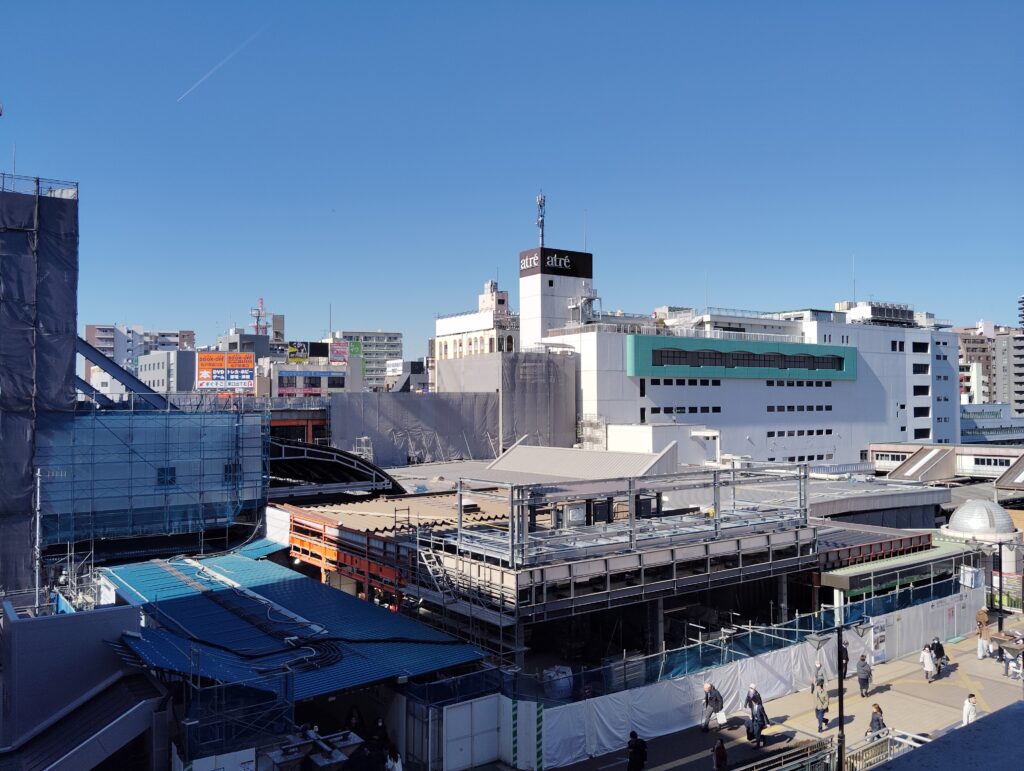 松戸駅ビル改良工事　2026年2月4日