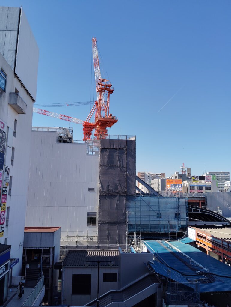 松戸駅ビル改良工事　2026年2月4日