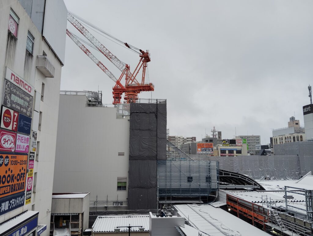 松戸駅ビル改良工事　2026年2月8日