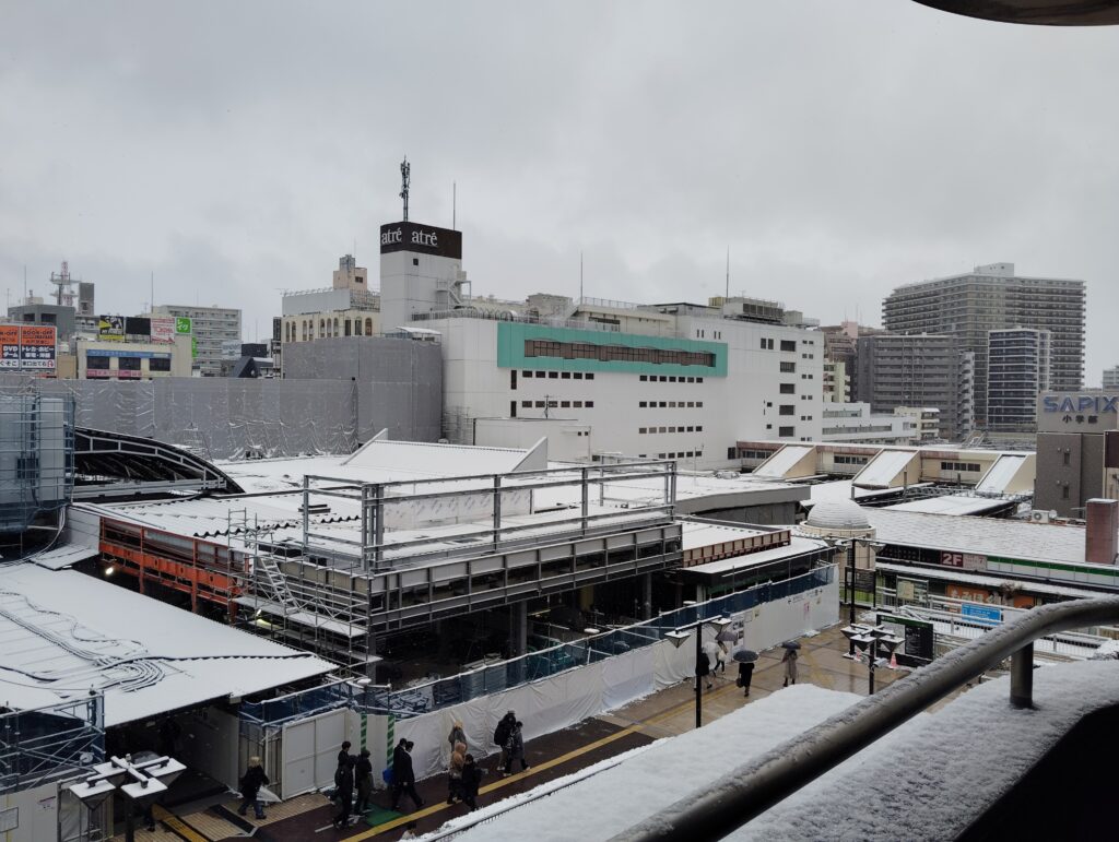 松戸駅ビル改良工事　2026年2月8日