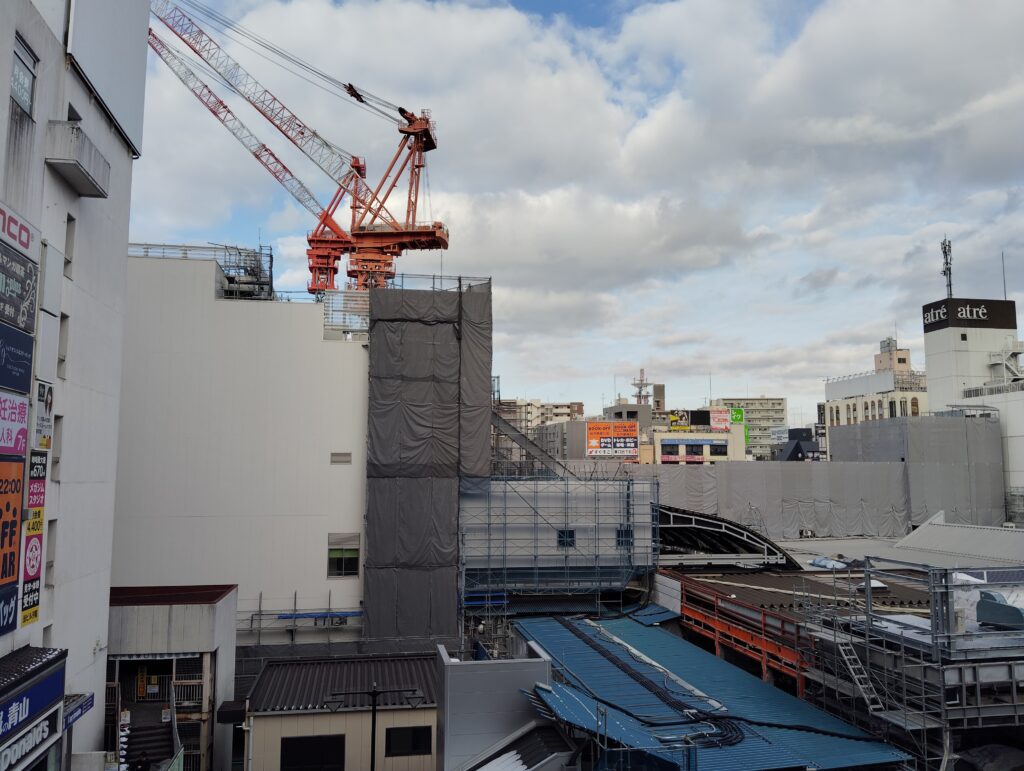 松戸駅ビル改良工事　2026年2月10日