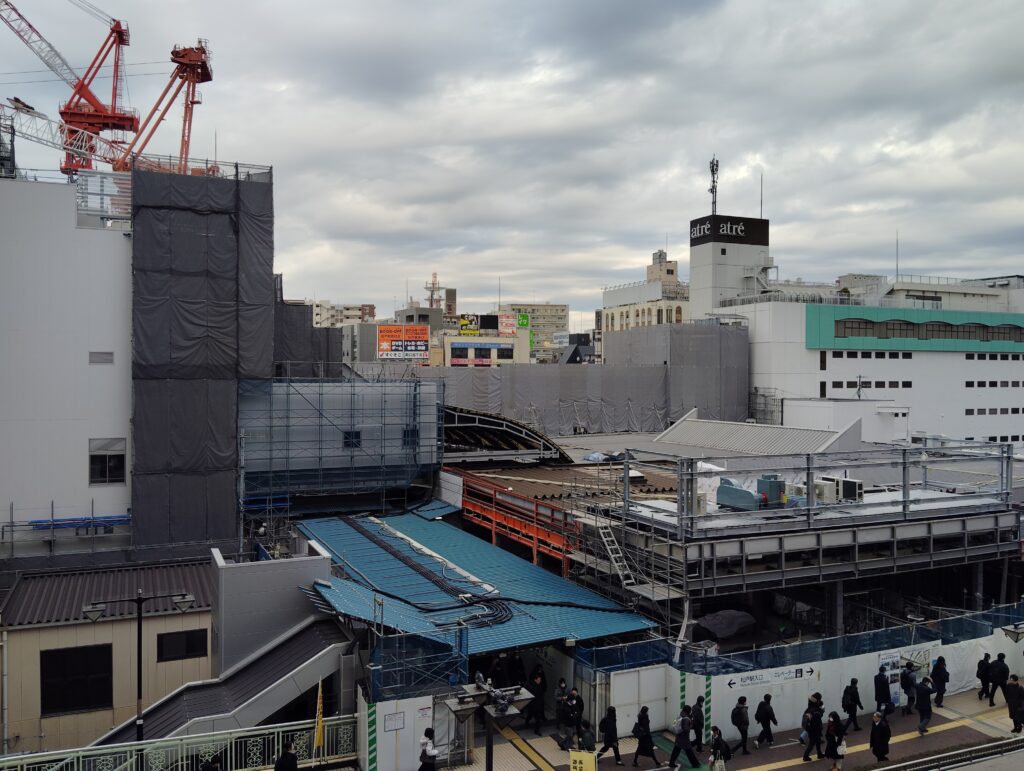 松戸駅ビル改良工事　2026年2月12日
