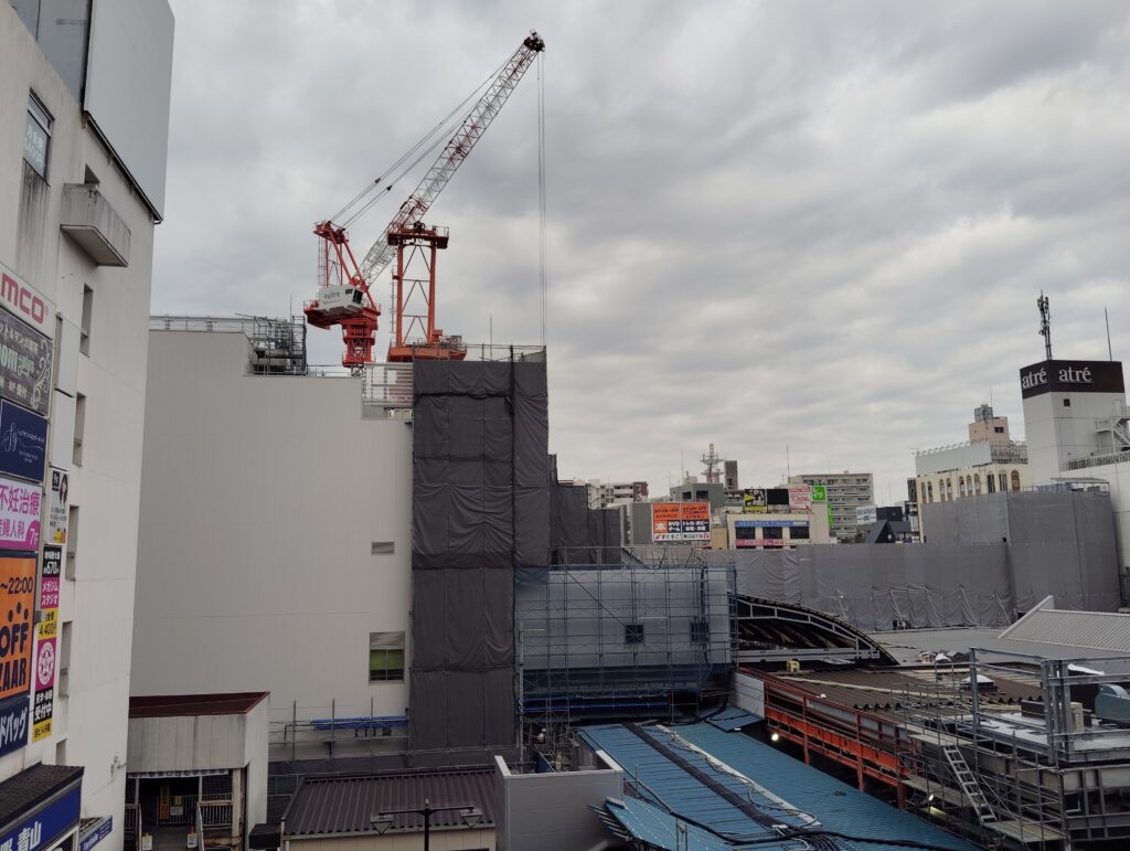 松戸駅ビル改良工事　2026年2月13日