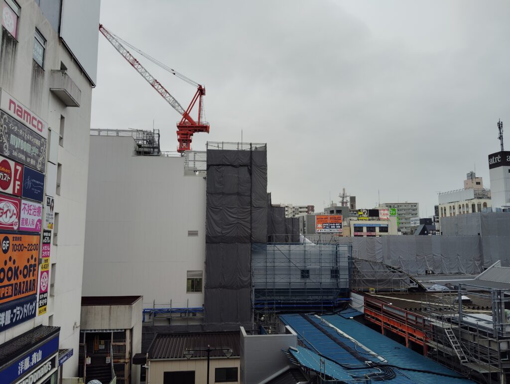 松戸駅ビル改良工事　2026年3月3日