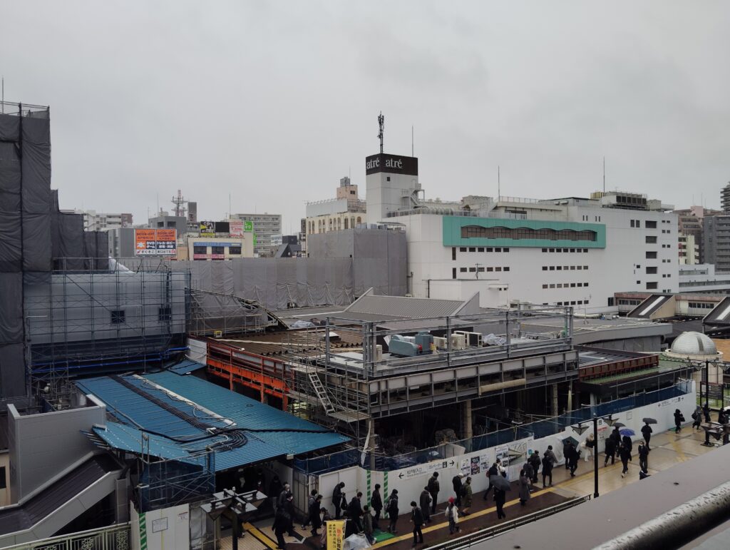 松戸駅ビル改良工事　2026年3月4日