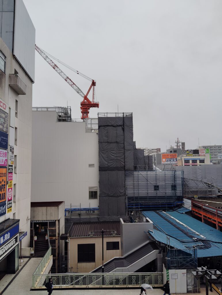 松戸駅ビル改良工事　2026年3月4日