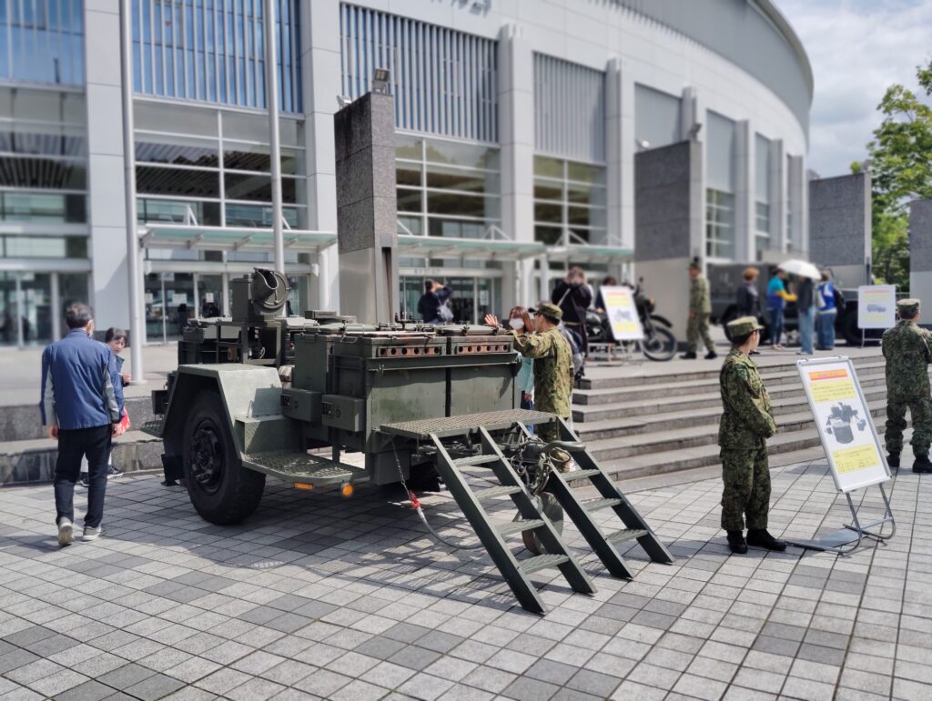 「陸上自衛隊中央音楽隊 森のコンサート」屋外展示