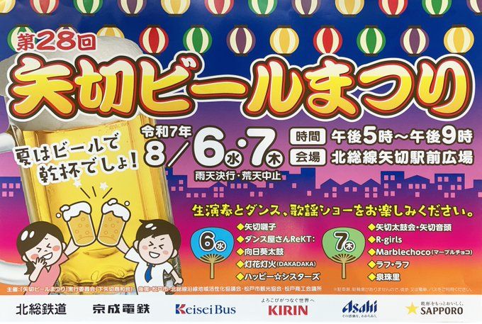 第28回　矢切ビールまつり