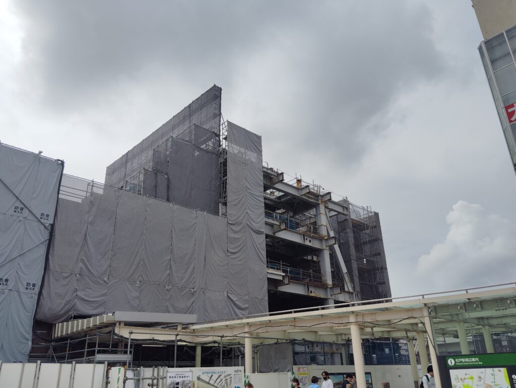 松戸駅ビル改良工事　2026年7月7日