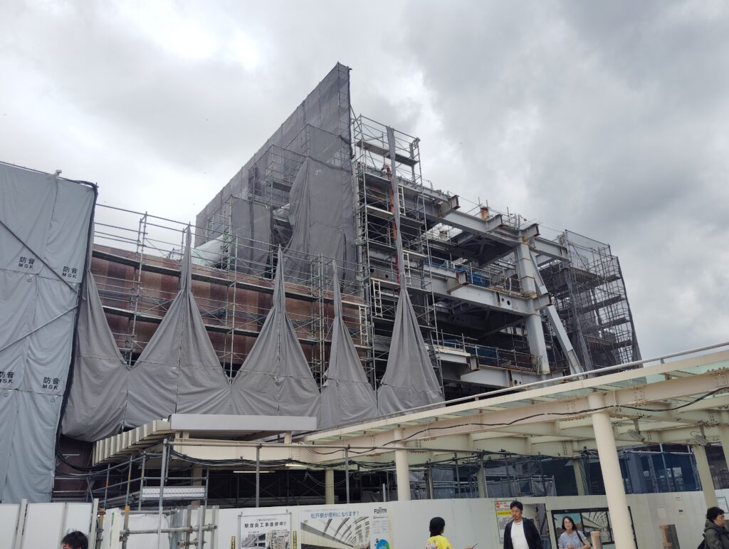 松戸駅ビル改良工事　2026年8月17日