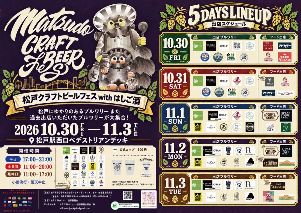 松戸クラフトビールフェス with はしご酒
